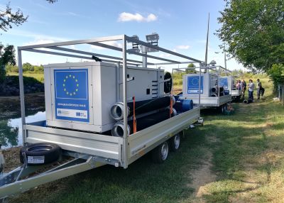 Mobile pumps for efficient flood protection delivered to Srbijavode